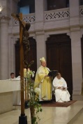 La messe était présidée par Monseigneur Pierre Raffin, évêque émérite de Metz